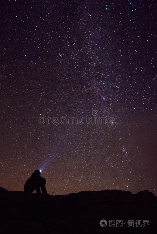 圣诞节 男人 天文学 宇宙 星星 繁星 风景 观察 天空