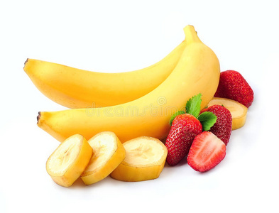 薄荷 食物 浆果 香蕉 美食家 草莓 香料 甜的 植物 物体