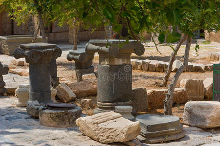约旦乌姆盖斯的古代遗迹