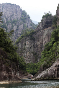 风景 春天 波纹状 驱动 倾斜 峡谷 自然 流动 山腰 级联