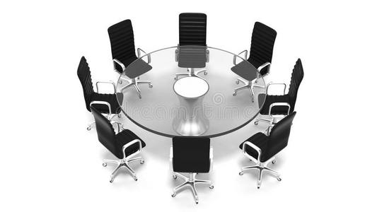 玻璃 管理 桌面 会议 扶手椅 地区 会议室 商业 办公室