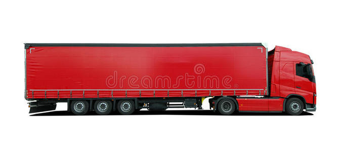 卡车 卡车运输 重的 加载 商业 拖运 货物 货运 车辆