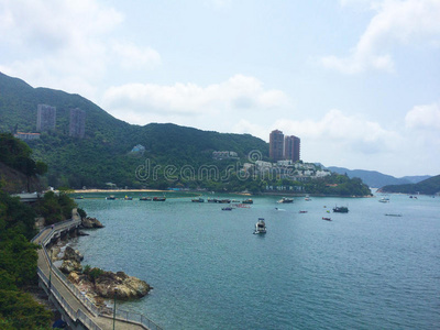 岩石 国家 城市 持有 海滩 海洋 美女 放松 风景 亚洲