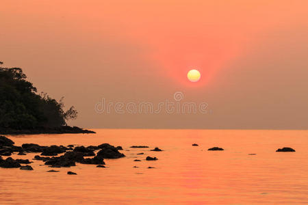 黎明 自然 场景 气候 框架 颜色 高的 日出 海滩 风景