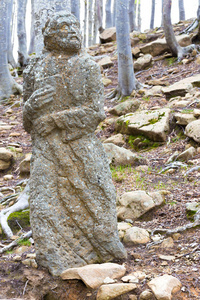 公园 国家的 吸引力 宗教 面对 地标 雕像 岩石 花园