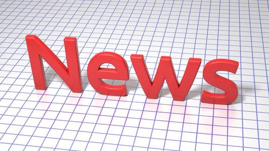 新闻.图示.3d 渲染.背景照片