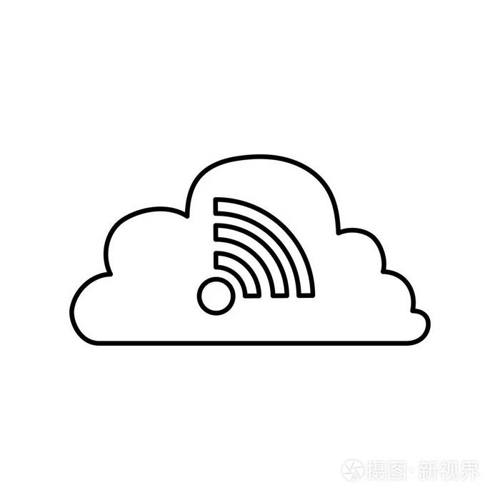 无线wifi 区插画-正版商用图片1rq6t4-摄图新视界