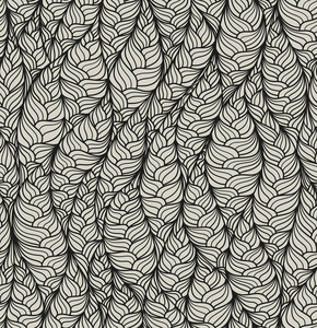 无休止的线性波浪纹理插画