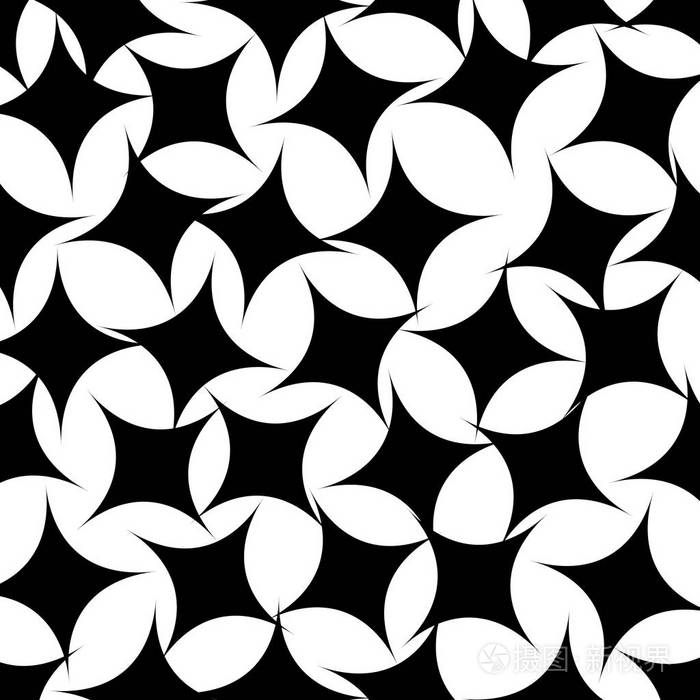 随机的不规则形状模式