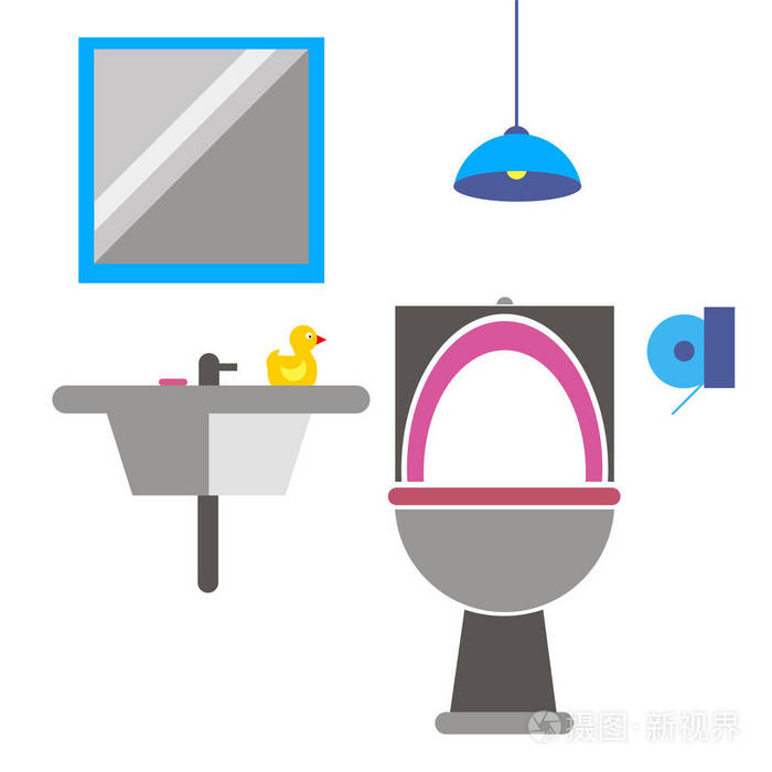 矢量香皂浴室洗手盆插画-正版商用图片1rrijq-摄图新视界