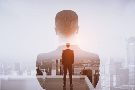 办公室背影图片