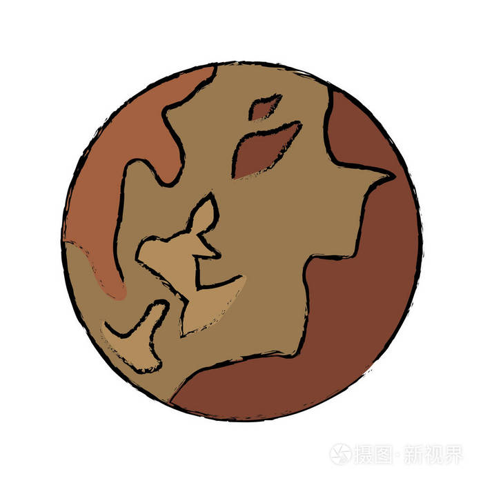 行星冥王星天文学宇宙图标