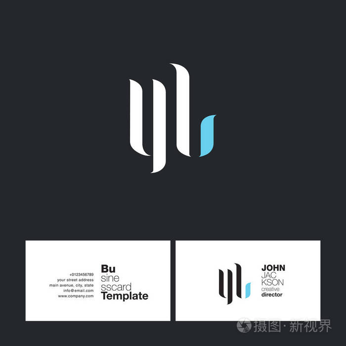 yl 联合字母徽标