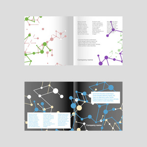 矢量宣传册模板图片
