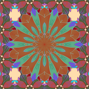 抽象图纹理插画