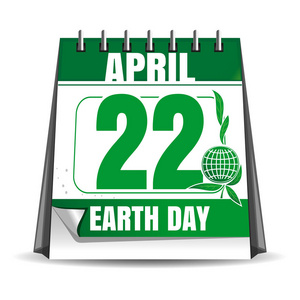 地球日日历.地球日的日期.4 月 22 日照片