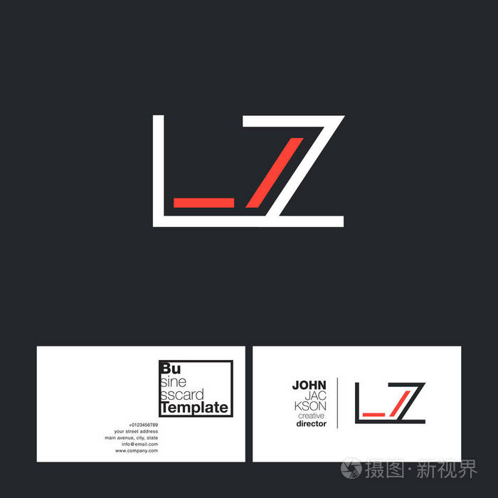 圆的字母商标lz