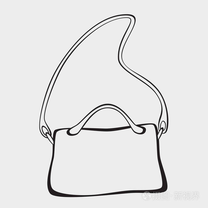 矢量风格的手提包插画-正版商用图片1rtzhs-摄图新视界
