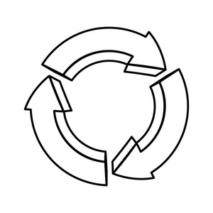 回收减少和重用插画