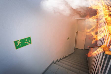 火灾办公室图片