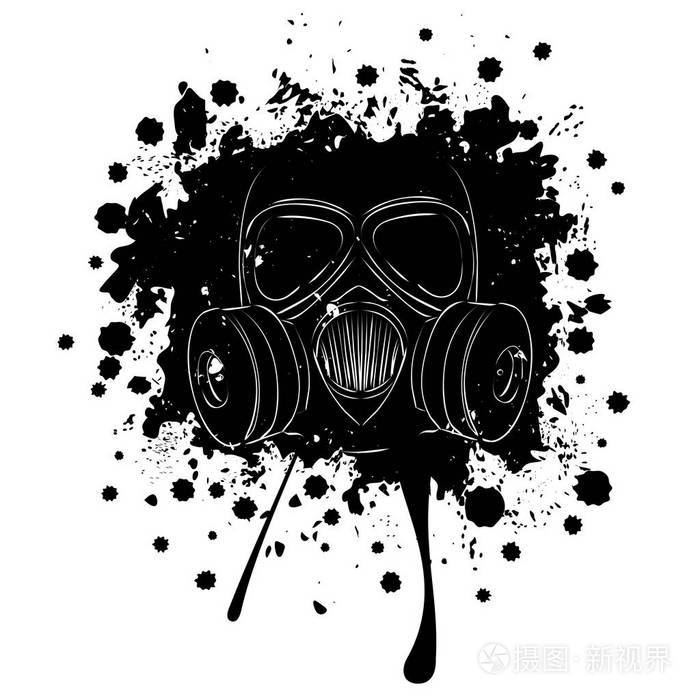 grunge 防毒面具