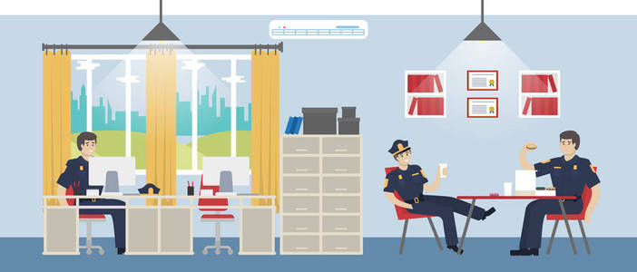 警察厅警察厅室照片