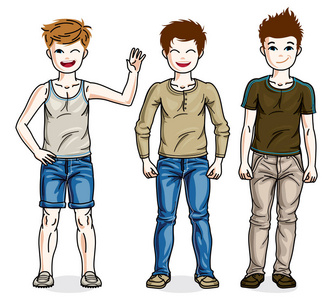 男生提裤子图片