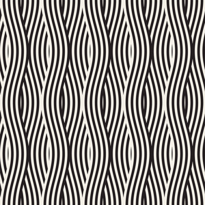 抽象的几何图案与波浪线.隔行扫描圆形条纹设计.无缝矢量背景照片