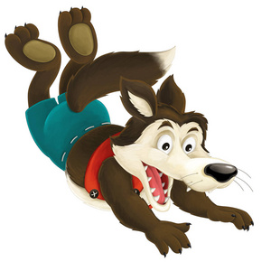 可爱卡通狼图片图片大全