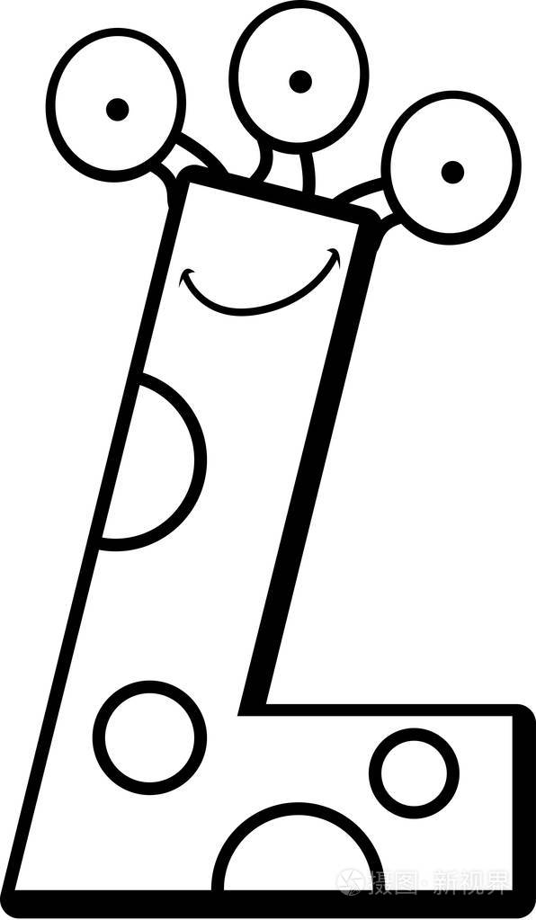 字母l 怪物插画-正版商用图片1ry1xs-摄图新视界