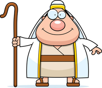 牧羊人画快乐卡通牧羊人照片