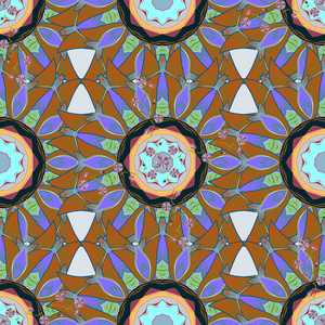 抽象图纹理插画