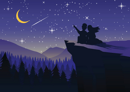 大学生情侣指向图片