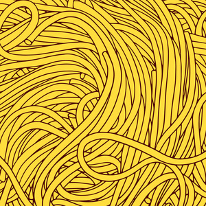 面条手绘图片