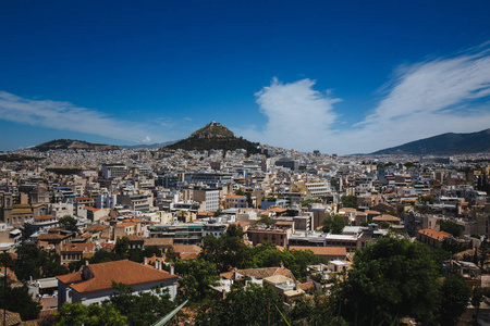 雅典在阳光明媚的日子里图片