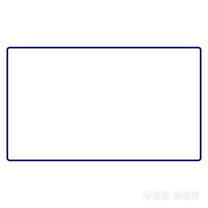 圆角矩形框架模板插画-正版商用图片1rzmpw-摄图新视界