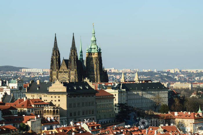 布拉格城堡的圣维塔斯大教堂