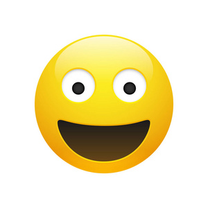 带眼睛的黄色笑脸 emoji 表情矢量相似素材图片-摄图新视界