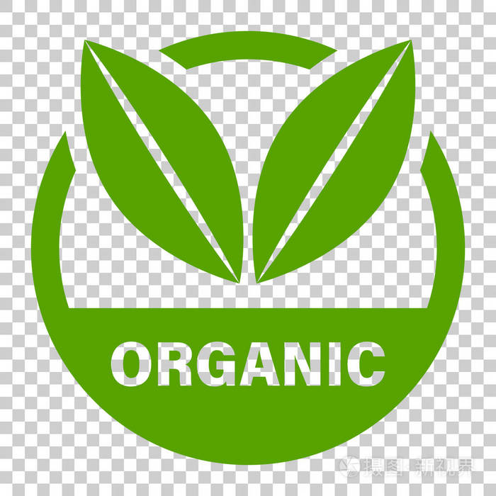 有机标签徽章矢量图标在平面风格.生态生物产品插画-正版商用图片1rzw