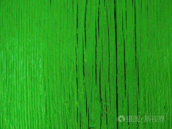木质绿色表面的纹理染色木材的抽象绿色背景设计师的彩色自然图案简约