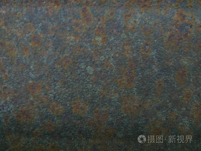 生锈表面的纹理旧铁皮图案的棕色背景带锈为设计师提供简约的背景