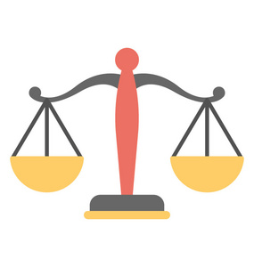 象征平等和正义的平衡尺度图片