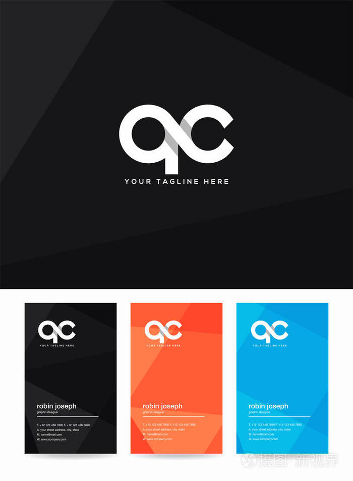 名片标志qc模板