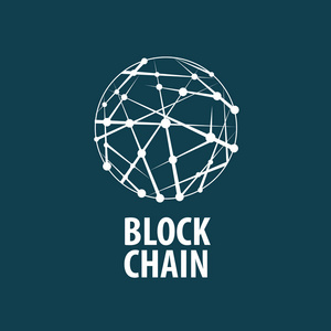 矢量徽标blockchain