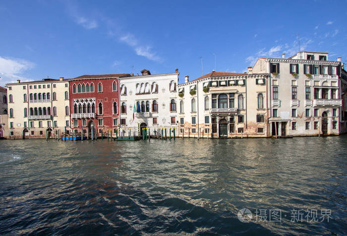 意大利威尼斯大运河上著名的宫殿