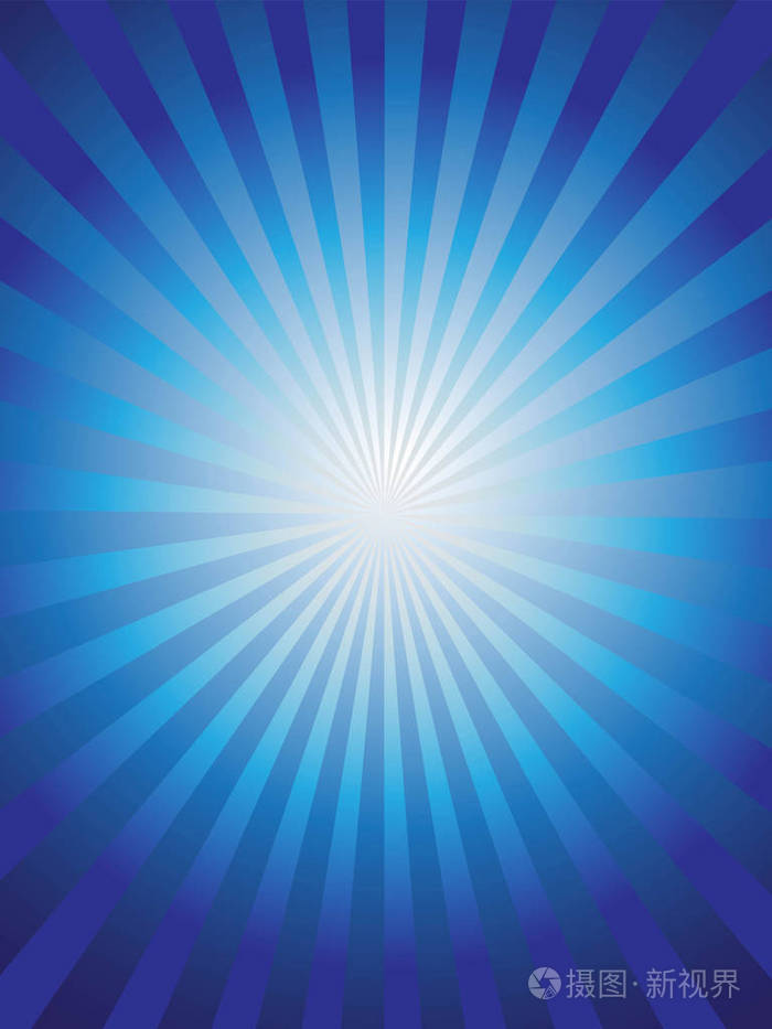 闪闪发光的蓝色阳光背景
