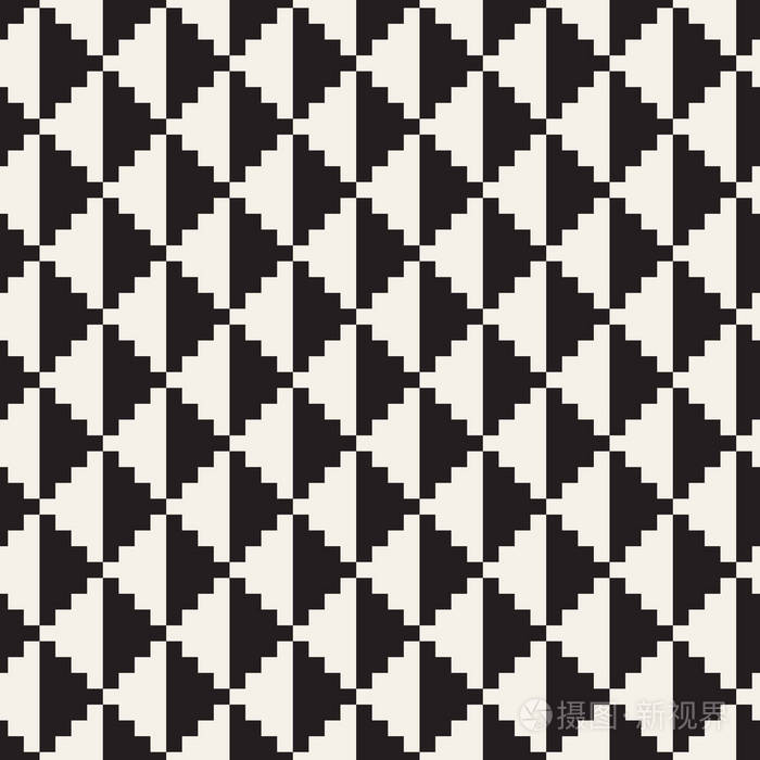 矢量无缝几何图案. 简单的抽象线晶格. 重复元素,时尚背景整理