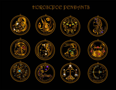 十二星座和十二生肖钻石照片