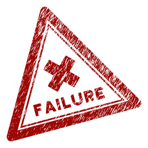 当心腐蚀划伤纹理失效三角形印章印章照片