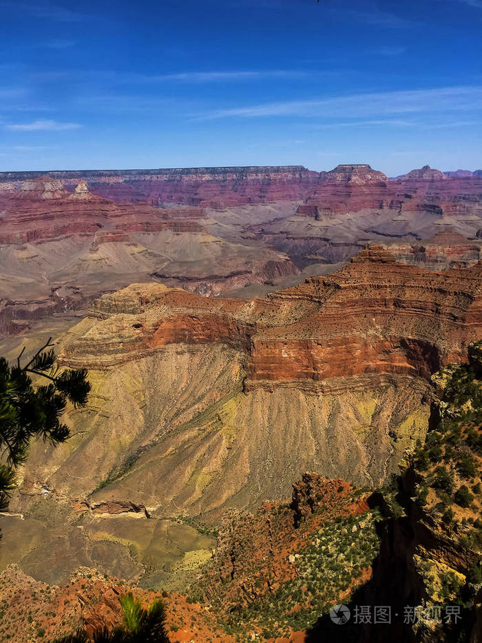 美国亚利桑那州沙漠景观大峡谷的美丽景观